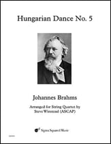 Hungarian Dance No. 5 String Quartet cover